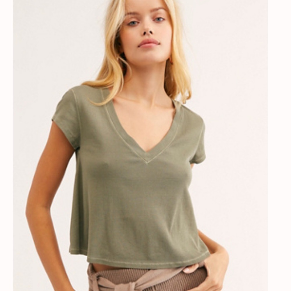 Free people V-neck T-shirt